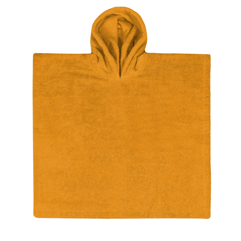 poncho - kleur ochre  met naam