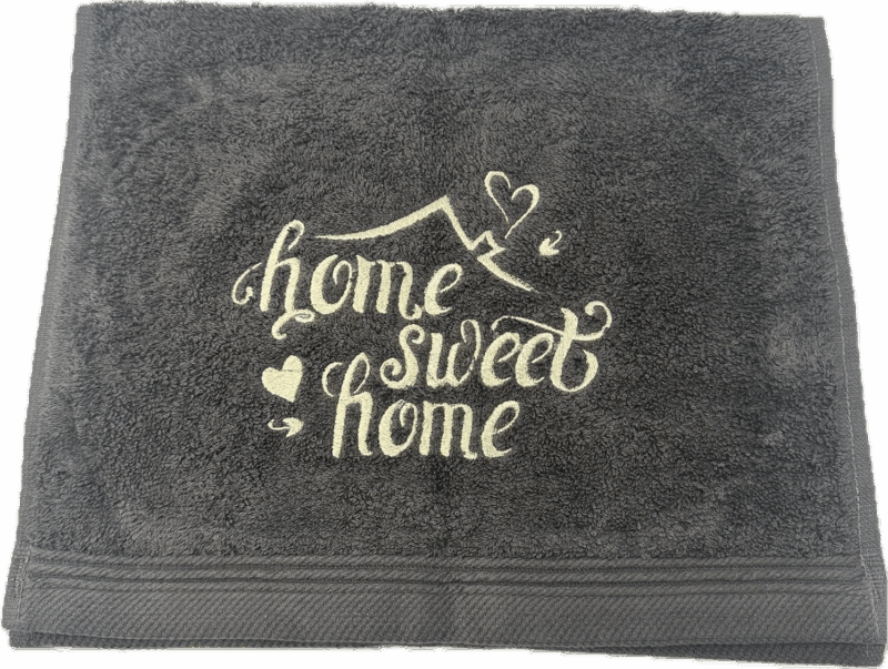 Gastendoekjes home sweet home - 2st -  relatiegeschenk - geschenk - cadeau - gift - huis - Afbeelding 3