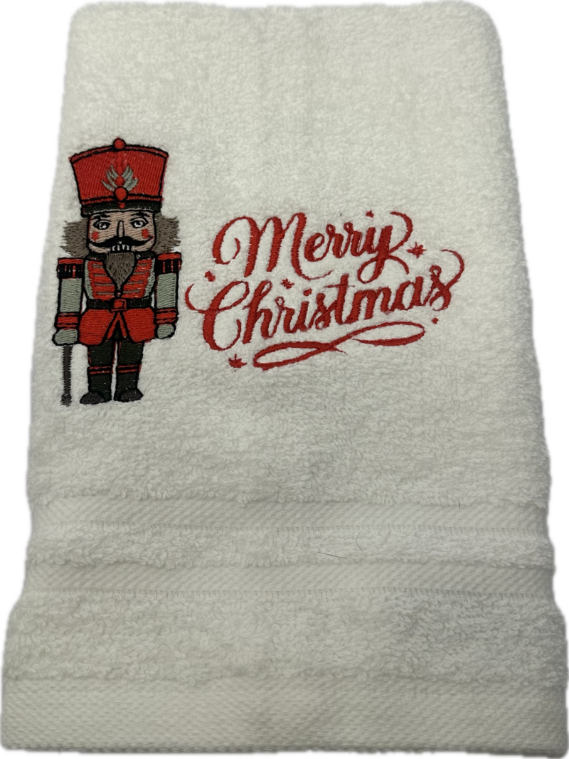 Kerst gastendoekje Notenkraker merry christmas