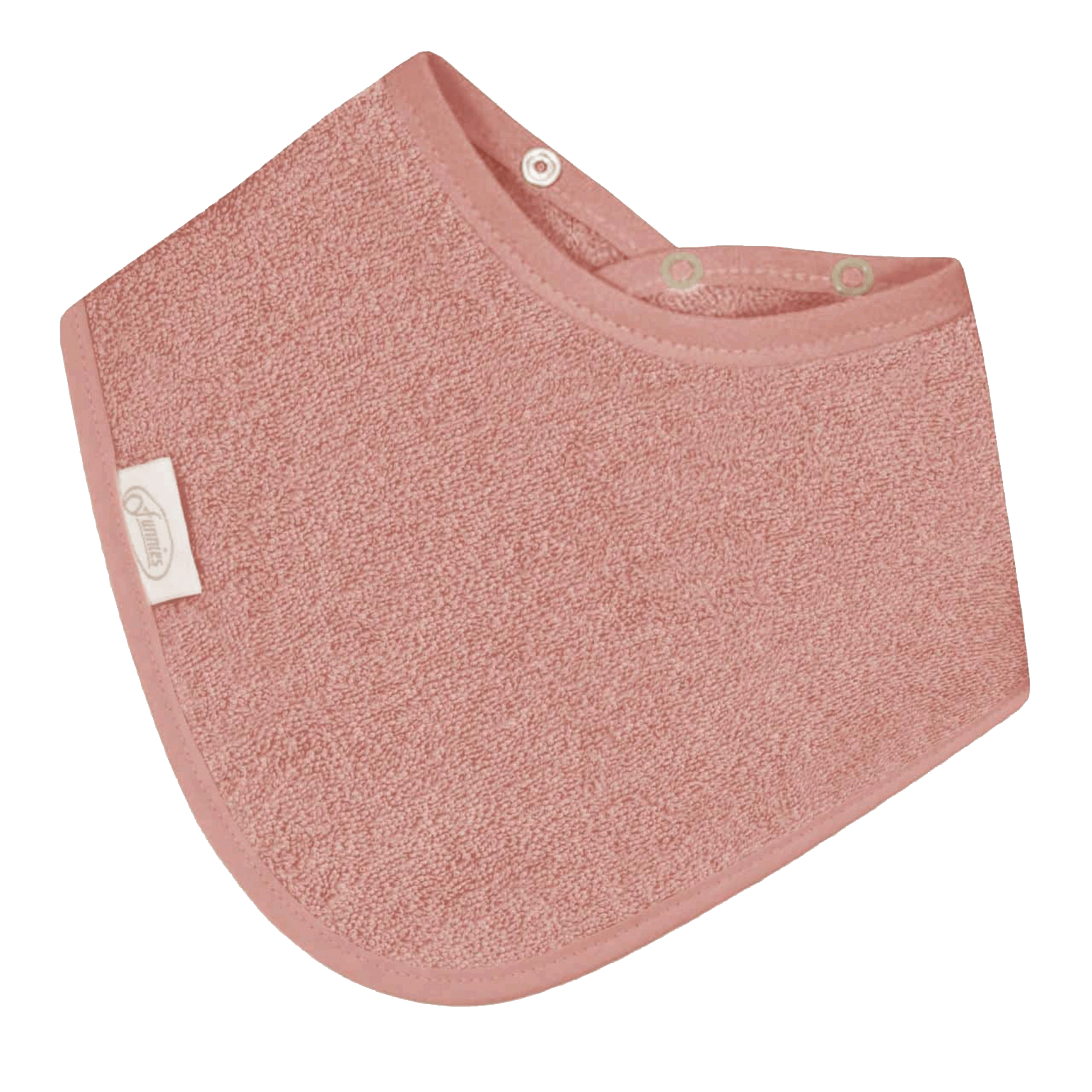 Bandana slabbetje uni line - sand stone pink - met GRATIS geborduurde naam - Afbeelding 2