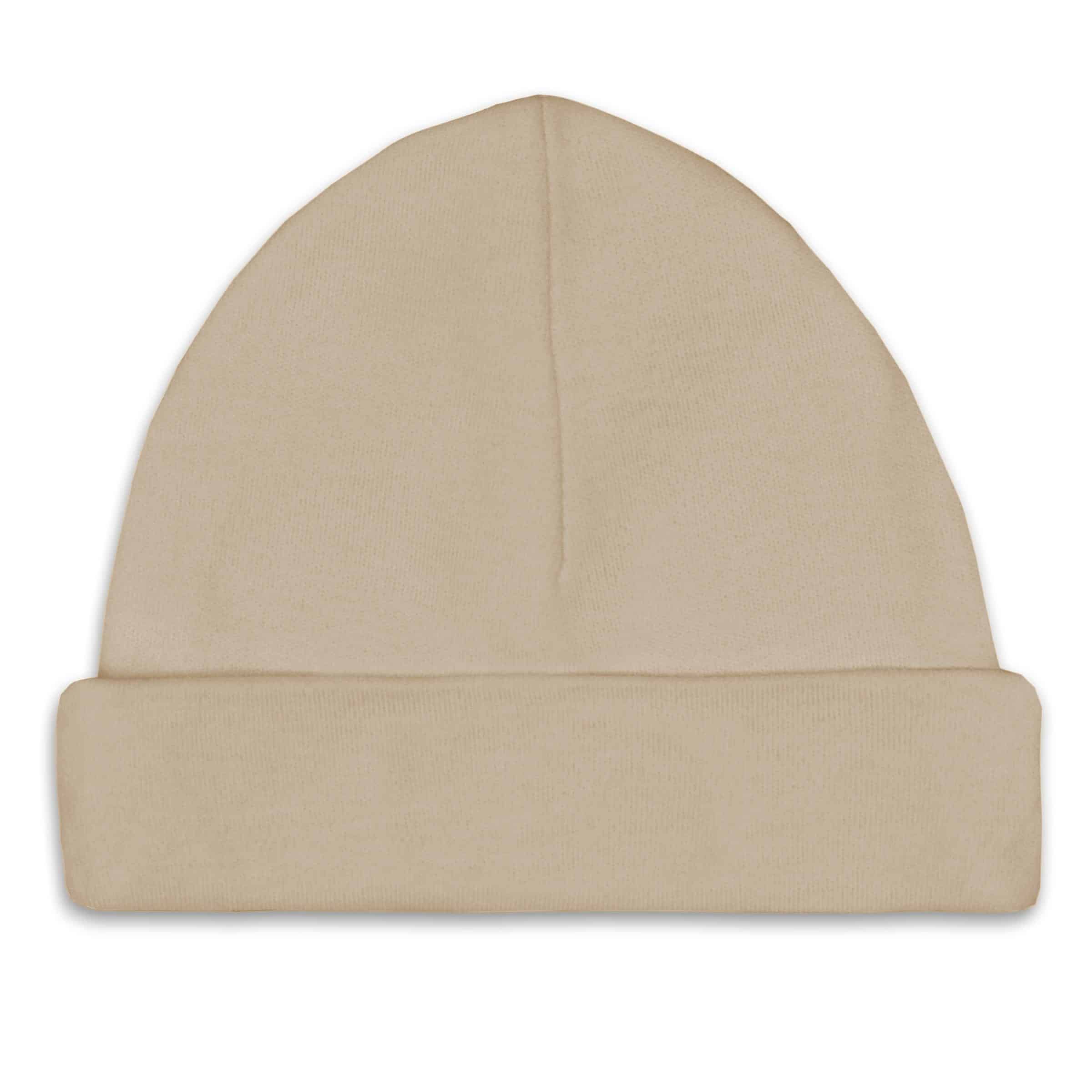 Babymutsje cream 50-56 - 1 stuk Met GRATIS uw naam er op geborduurd - Afbeelding 2